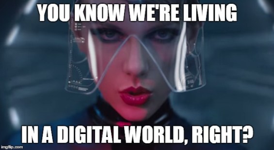 Taylor Swift Digital World meme